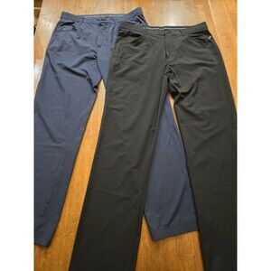 Lot Of 2 Ping Sensor Cool Mens Performance Golf Pants Chinos Sz 34x32 Stretch